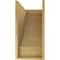 Ekena Millwork 12"W x 24"D x 24"H Classic Alpine Rough Cedar Woodgrain TimberThane Corbel, Primed Tan CORUR12X24X24ALPRCPR - alternate 3